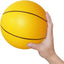 Kid Toy Squeeze Soft Foam Rubber Ball Orange Hand Wrist Exercise Stress Relief Colorful Squeezing Ball Basketball Training Ball - Slobuy