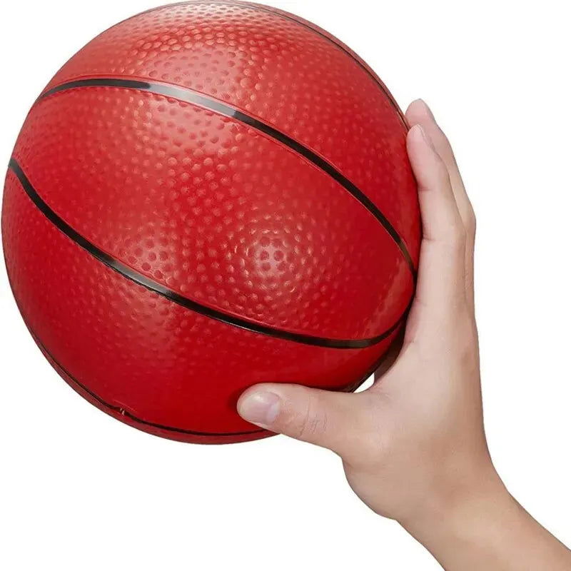 Kid Toy Squeeze Soft Foam Rubber Ball Orange Hand Wrist Exercise Stress Relief Colorful Squeezing Ball Basketball Training Ball - Slobuy