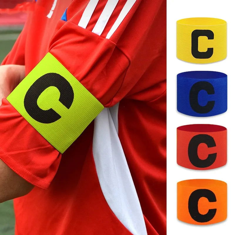 Kids Adults Football Captain Armband Soccer Arm Band Leader Competition Gift Soccer Captain Group Armband Football Training - Slobuy