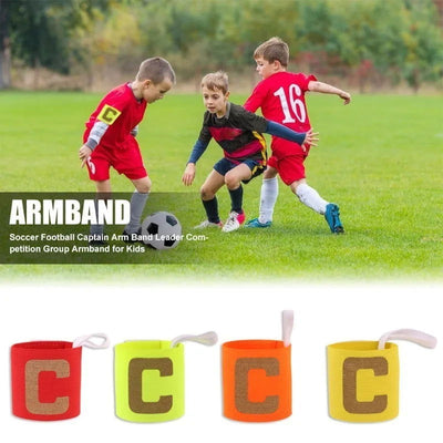 Kids Adults Football Captain Armband Soccer Arm Band Leader Competition Gift Soccer Captain Group Armband Football Training - Slobuy
