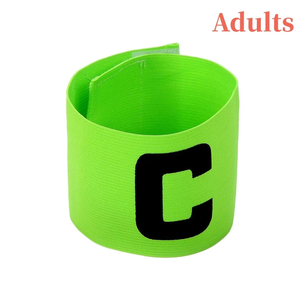 Kids Adults Football Captain Armband Soccer Arm Band Leader Competition Gift Soccer Captain Group Armband Football Training - Slobuy