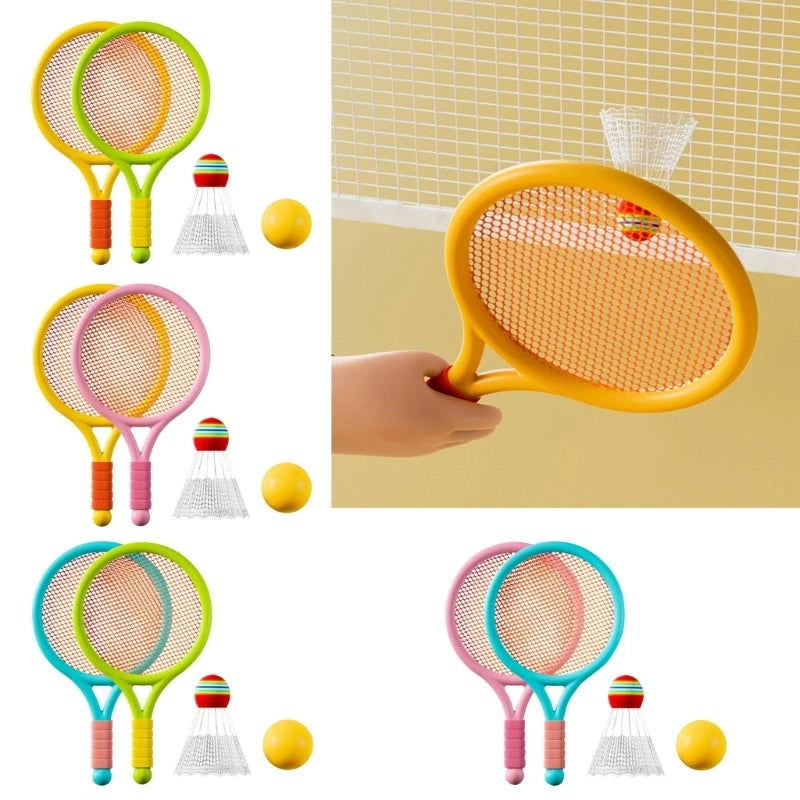Kids Badminton Rackets Set Lightweight Children Tennis Badminton Tennis Racquets - Slobuy