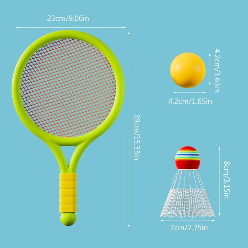 Kids Badminton Rackets Set Lightweight Children Tennis Badminton Tennis Racquets - Slobuy