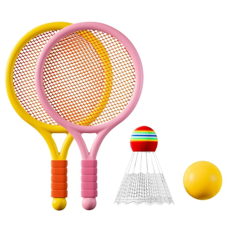 Kids Badminton Rackets Set Lightweight Children Tennis Badminton Tennis Racquets - Slobuy
