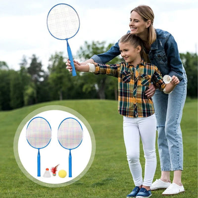 Kids Badminton Set Badminton Racket Set Kids Kids Playset Mini Toy Tennis Racket - Slobuy