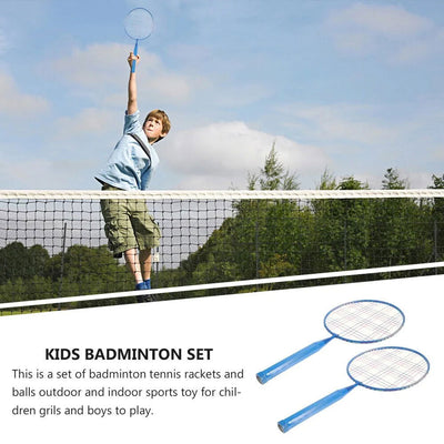 Kids Badminton Set Badminton Racket Set Kids Kids Playset Mini Toy Tennis Racket - Slobuy