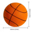 Kids Bouncing Mute Silent Basketball Squeezable Mute Bouncing Basketball Indoor Silent Ball Foam Basketball Bounce Football - Slobuy
