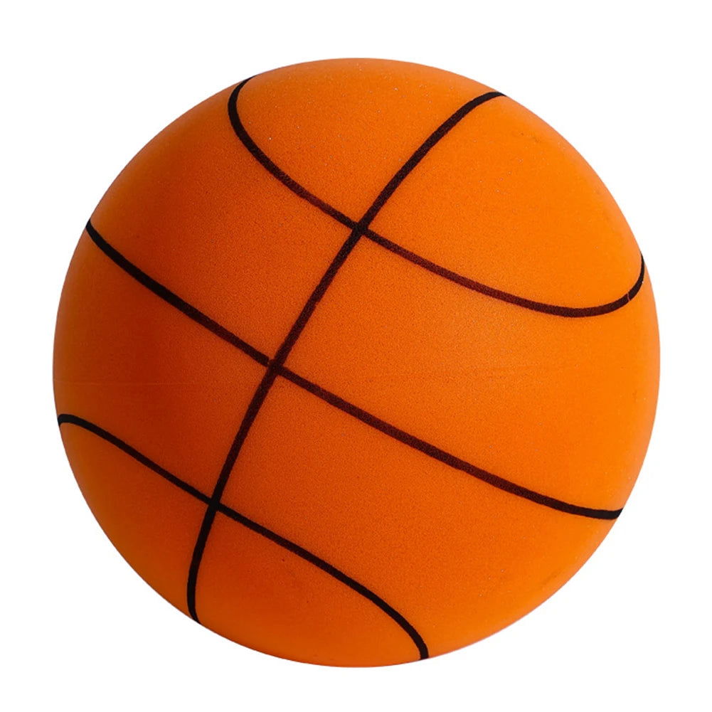 Kids Bouncing Mute Silent Basketball Squeezable Mute Bouncing Basketball Indoor Silent Ball Foam Basketball Bounce Football - Slobuy
