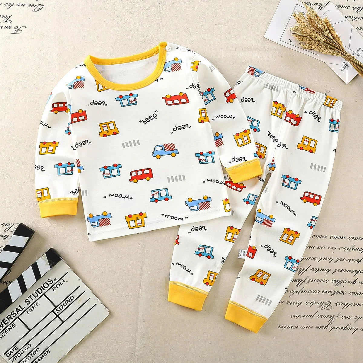 Kids Clothes Children Sets Children's Clothing Boys Girls CottonAutumn winter Clothing Pants Sleepwear Underwear Christmas Gift - Slobuy