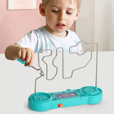 Kids Collison Electric Shock Toy Education Electric Touch Maze Game Party Funny Game Science Experiment Toys for Children Gift - Slobuy