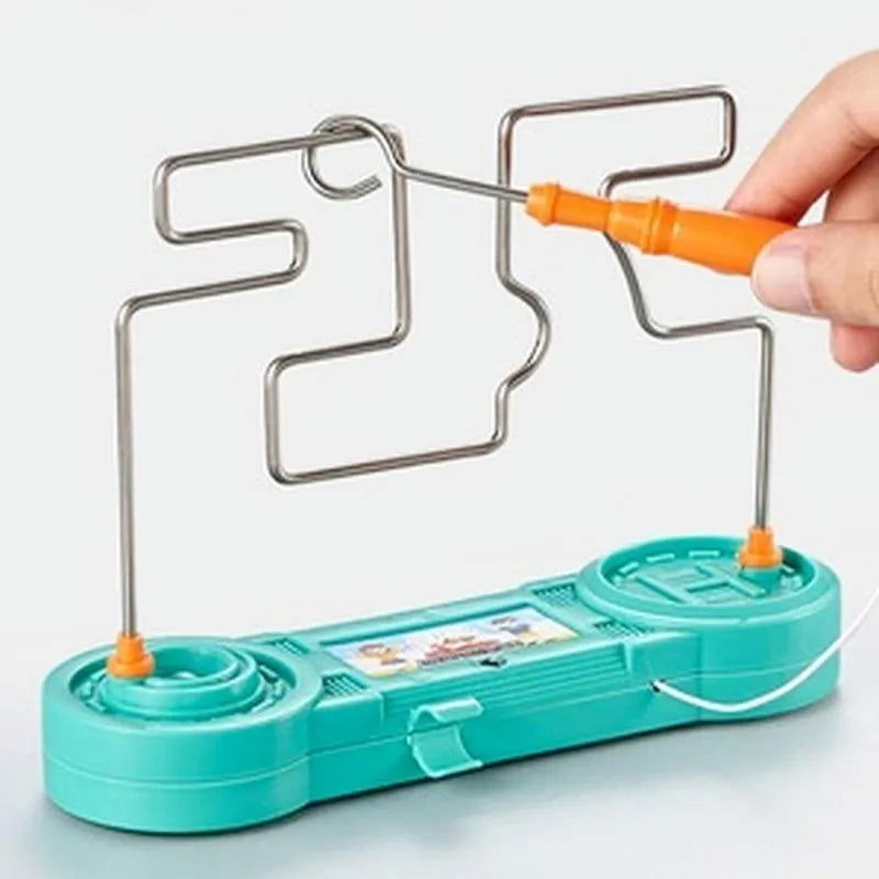 Kids Collison Electric Shock Toy Education Electric Touch Maze Game Party Funny Game Science Experiment Toys for Children Gift - Slobuy