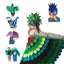 Kids Cosplay Costume Stage Performance Owl Peacock Wings Bird Felt Cape with Mask for Girls Boys Halloween Party Cloak - Slobuy