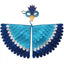 Kids Cosplay Costume Stage Performance Owl Peacock Wings Bird Felt Cape with Mask for Girls Boys Halloween Party Cloak - Slobuy