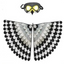 Kids Cosplay Costume Stage Performance Owl Peacock Wings Bird Felt Cape with Mask for Girls Boys Halloween Party Cloak - Slobuy