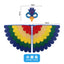 Kids Cosplay Costume Stage Performance Owl Peacock Wings Bird Felt Cape with Mask for Girls Boys Halloween Party Cloak - Slobuy