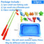 Kids' Fishing Toy Set Play Water Toys for Baby Magnetic Rod and Fish with Inflatable Pool Outdoor Sport Toys for Children - Slobuy