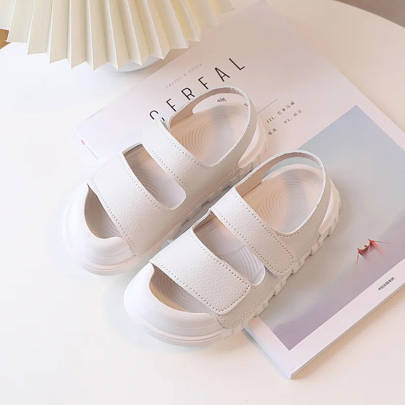 Kids Sandals Children Summer Beach Shoes for Boys Girls Toddlers Little Boy Sandals Fashion 2023 New Toes-covered Anti-kick Soft - Slobuy