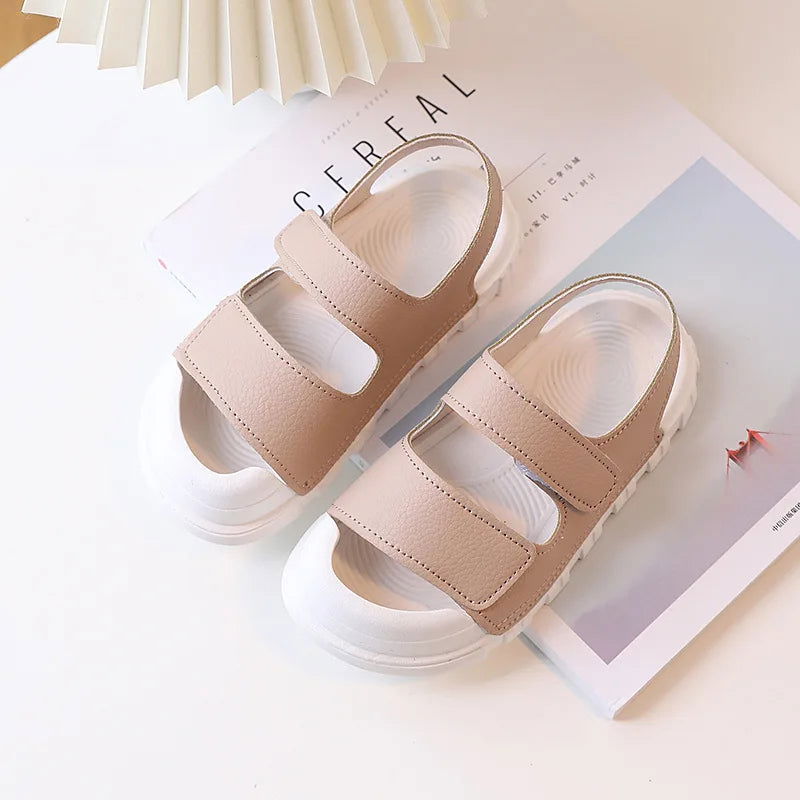 Kids Sandals Children Summer Beach Shoes for Boys Girls Toddlers Little Boy Sandals Fashion 2023 New Toes-covered Anti-kick Soft - Slobuy