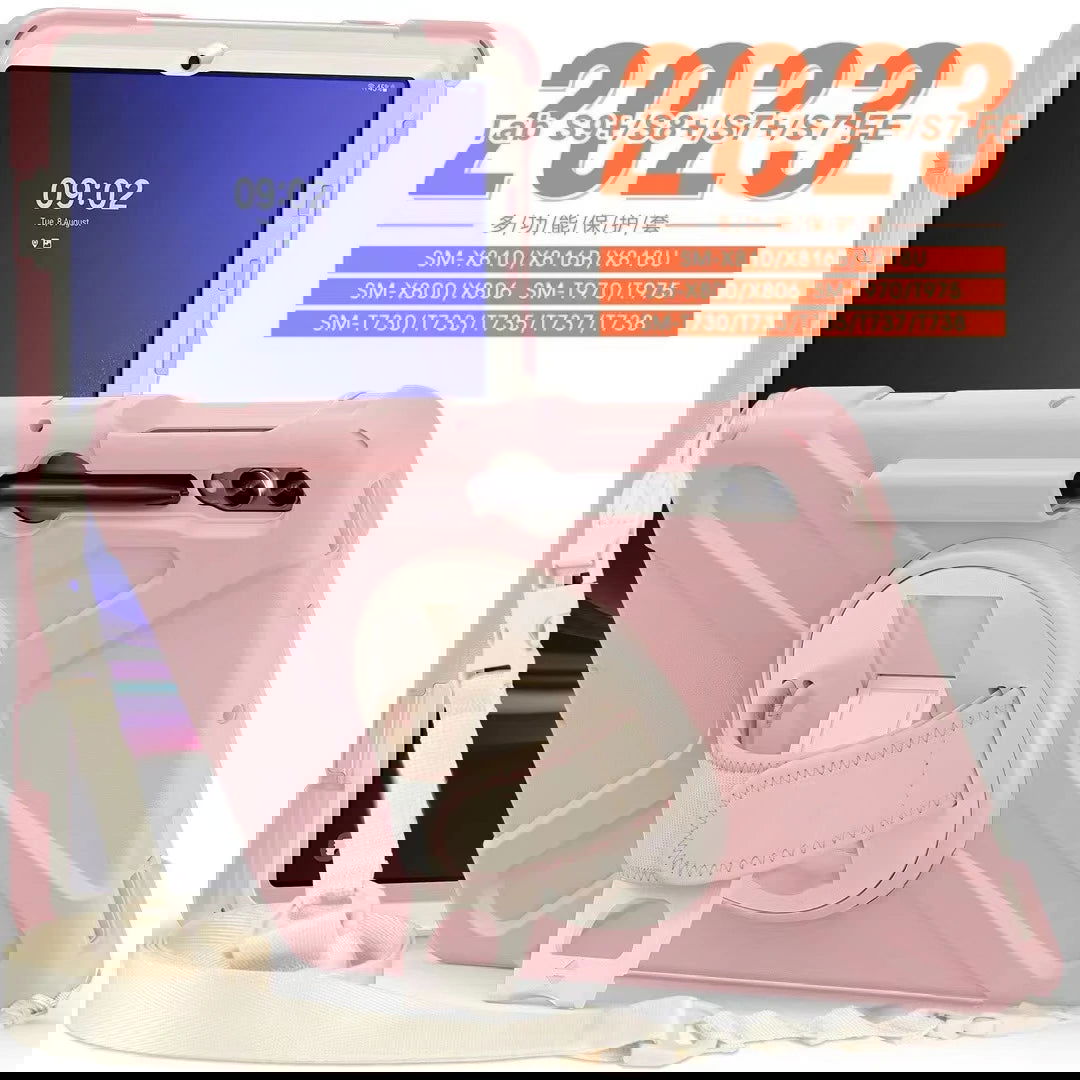 Kids Shockproof Tablet Cover For Samsung Galaxy Tab S9 S8 Ultra 14.6 S7 11" Plus FE 12.4 Inch Case Handle Shoulder Strap Funda - Slobuy