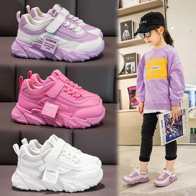 Kids Sports Shoes Children Casual Running Shoes for Boys Girls Air Mesh Breathable Fashion Sneakers Spring Summer Anti-skid Soft - Slobuy