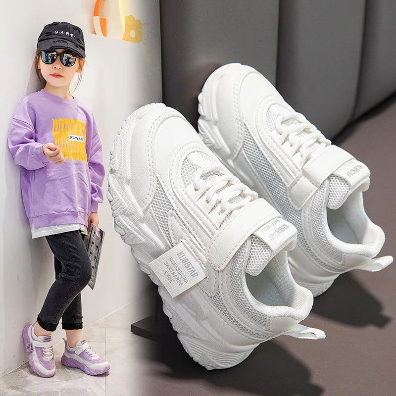 Kids Sports Shoes Children Casual Running Shoes for Boys Girls Air Mesh Breathable Fashion Sneakers Spring Summer Anti-skid Soft - Slobuy