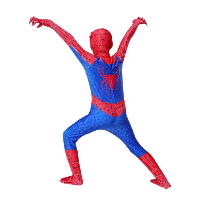 Kids Superhero Costumes Movie Characters Fantasy Onesies Halloween Party Dress Up Boys Girls Photo Props - Slobuy