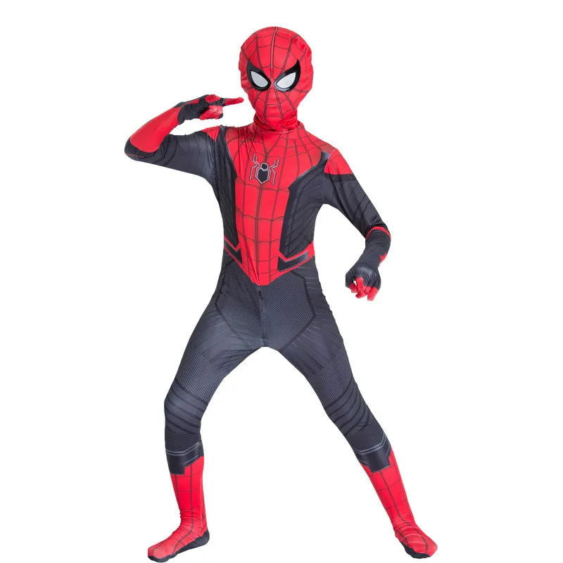 Kids Superhero Costumes Movie Characters Fantasy Onesies Halloween Party Dress Up Boys Girls Photo Props - Slobuy