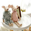 Kids Toy Little and Cute Pink Cotton Bowknot and Green Bowknot Mouse Doll Stuffed Toy - Slobuy