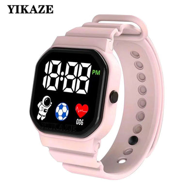 Kids Watch Sport LED Digital Watches Spaceman Silicone Strap Waterproof Electronic Wristwatch for Children Boys Girls Gifts - Slobuy