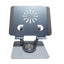 Kimdoole Metal Tablet Stand Holder Portable Flexible Foldable Support for Ipad Air Pro 12 Pad Xiaomi Samsung Kindle Accessories - Slobuy