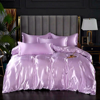 Bonenjoy 1pc Bed Cover for Summer Queen/King Size Quilt Covers Satin parrure de lit 2 personnes Double Bedding(no pillowcase) - Slobuy