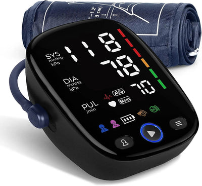 Kingclinic Blood Pressure Monitor Upper Arm Automatic BP Cuff Machine with LED Display for Home Use Health Care - Slobuy