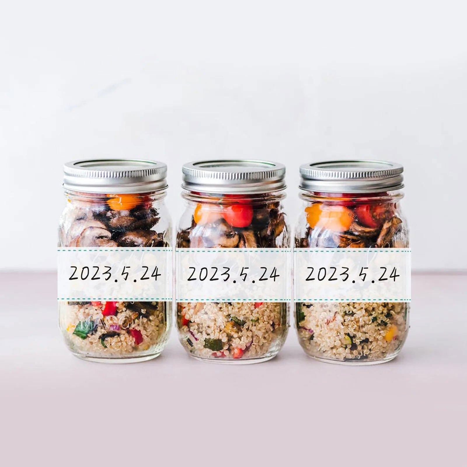 Kitchen Date Roll Paper Label Waterproof Food Storage Stickers Removable Storage Sticker Freezer Labels Stickers Labels - Slobuy