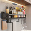 Kitchen Organizer Shelf Wall-mounted Spice Storage Rack Kitchen Knife Holder Wall Seasoning Chopstick Spoon Shovel Storage - Slobuy