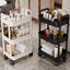 Kitchen Organizers And Storage Rack Household Cart With Wheels Multifunctional Home Accessories Mobile Rack Trolley Bookshelf - Slobuy