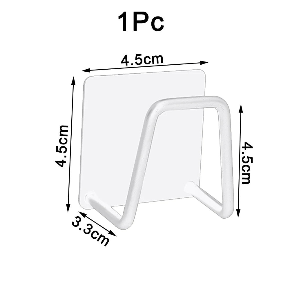 Kitchen Sponges Holder Stainless Steel Sink Shelf Adhesive Holders Drain Drying Rack Wall Hooks Accessories Storage Organizer - Slobuy