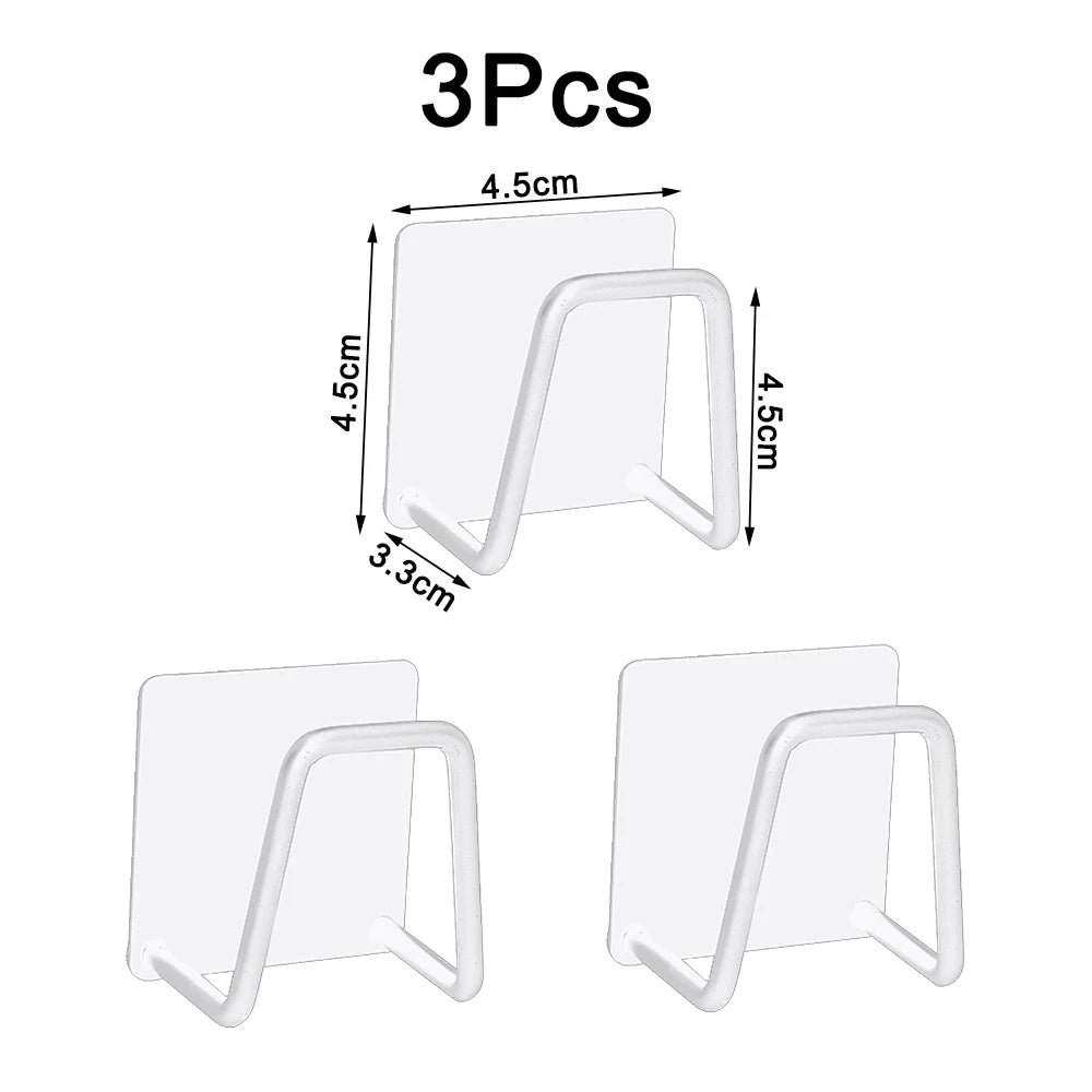 Kitchen Sponges Holder Stainless Steel Sink Shelf Adhesive Holders Drain Drying Rack Wall Hooks Accessories Storage Organizer - Slobuy