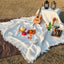 Knitting Picnic Throw Blanket Outdoor Picnic Mat Soft Sofa Blankets Towel All Inclusive Couch Slipcover Dustproof Tablecloth - Slobuy