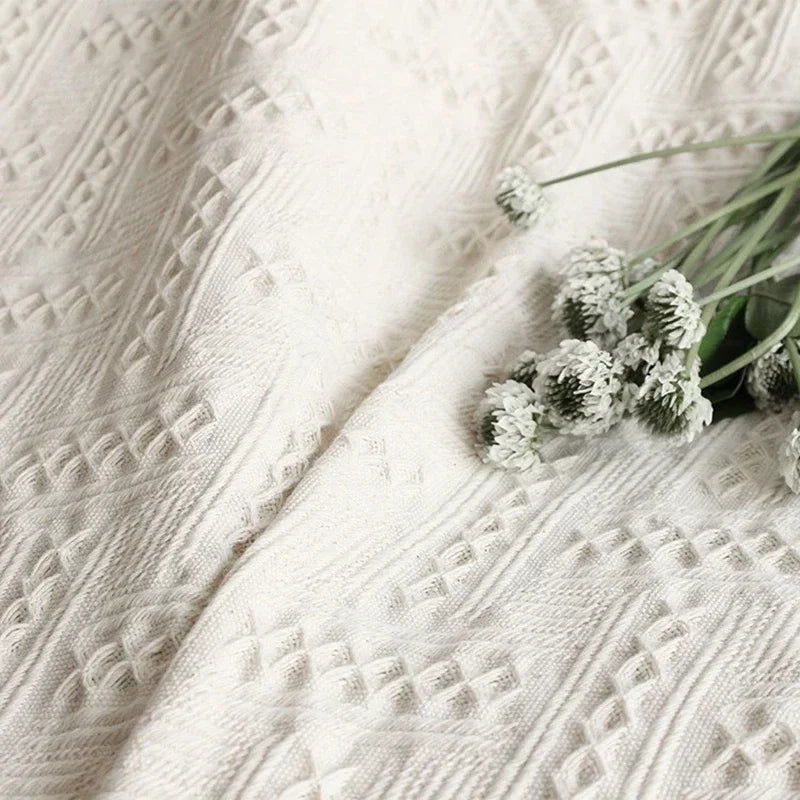 Knitting Picnic Throw Blanket Outdoor Picnic Mat Soft Sofa Blankets Towel All Inclusive Couch Slipcover Dustproof Tablecloth - Slobuy