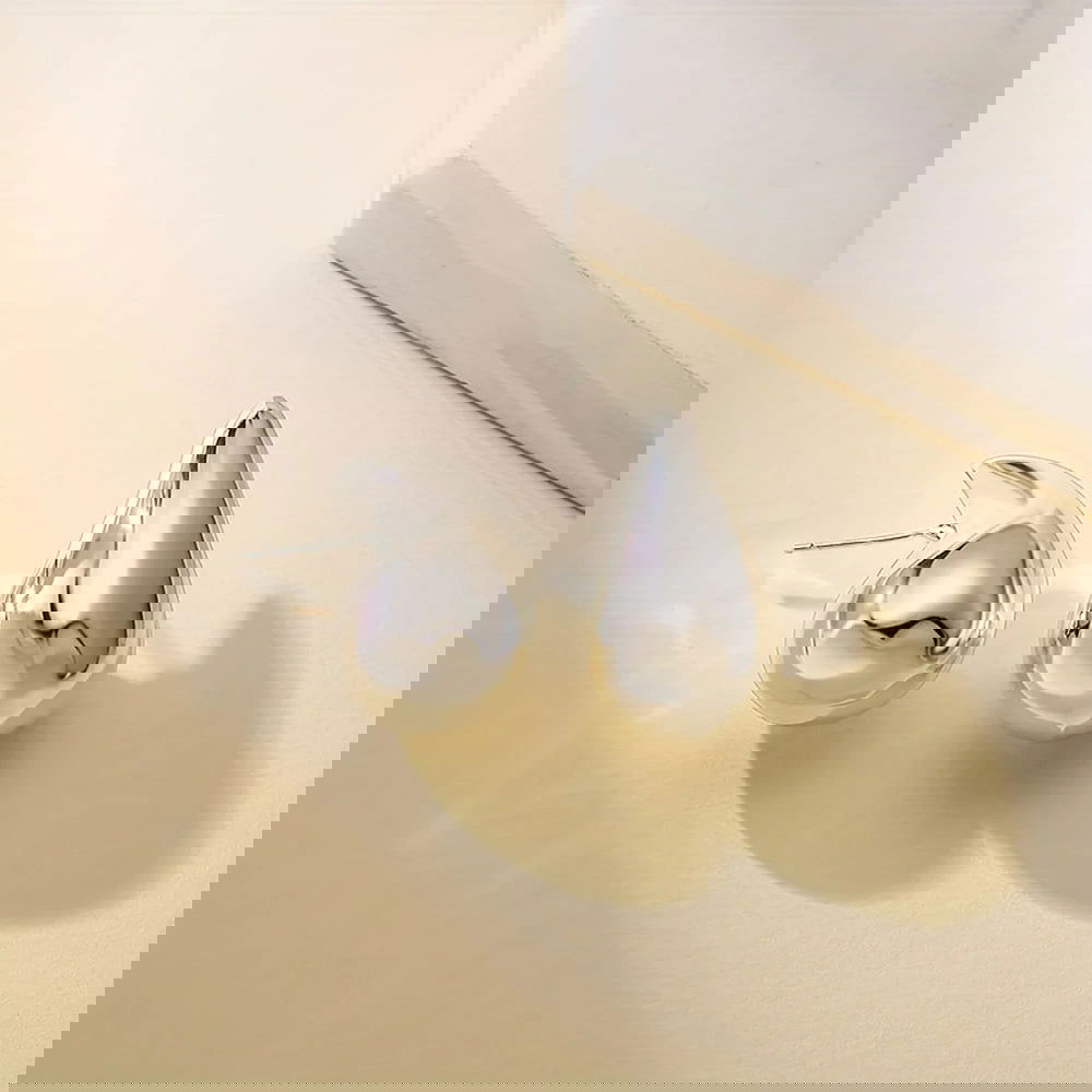 Korean Creative Fashion Droplet Earrings Minimalist Temperament Earrings Anniversary Gift Party Jewelry Accessories - Slobuy