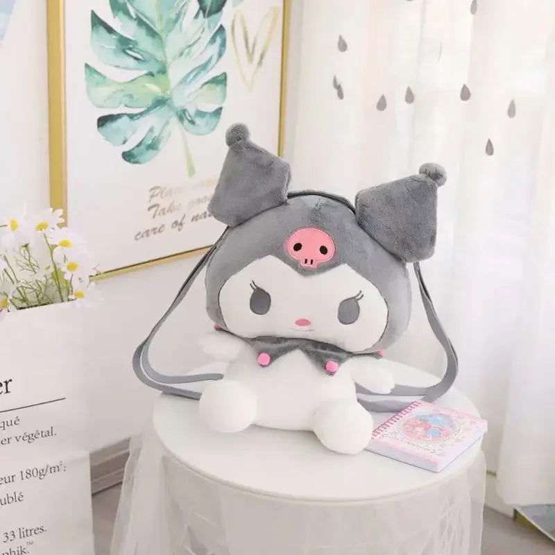 Kt Cat Kawaii Japanese plush toy cute backpack girl cartoon schoolbag kuromies gift girl children - Slobuy