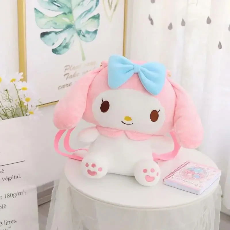 Kt Cat Kawaii Japanese plush toy cute backpack girl cartoon schoolbag kuromies gift girl children - Slobuy