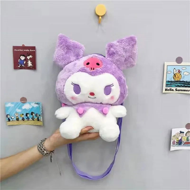 Kt Cat Kawaii Japanese plush toy cute backpack girl cartoon schoolbag kuromies gift girl children - Slobuy