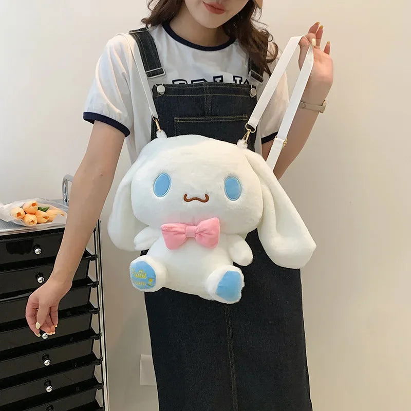 Kt Cat Kawaii Japanese plush toy cute backpack girl cartoon schoolbag kuromies gift girl children - Slobuy