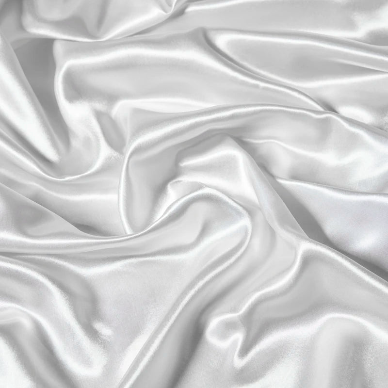 Kuup Satin luxury Solid Bed Fitted Sheet （No Pillowcase）Nordic Adjustable Mattress Covers 4 Corners With Elastic Band - Slobuy