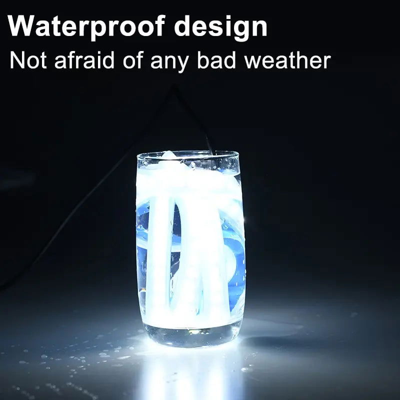 LED Car Hood Atmosphere Lght Strip Waterproof Auto Exterior Decoration Lighting Decorative Headlights Ambient Lamp 12V Universal - Slobuy