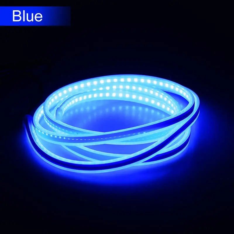 LED Car Hood Atmosphere Lght Strip Waterproof Auto Exterior Decoration Lighting Decorative Headlights Ambient Lamp 12V Universal - Slobuy