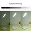 LED Desktop Desk Lamp USB Rechargeable Lighting Eye Protection Room Night Light Bedroom Bedside Student Reading Lamp - Slobuy