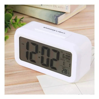 LED Digital Alarm Clock Backlight Snooze Data Time Calendar Desktop Multifunction Electronic Backlight Table Clock - Slobuy