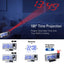 LED Digital Projection Alarm Clock Electronic Alarm Clock with Projection FM Radio Time Projector Bedroom Bedside Mute Clock - Slobuy
